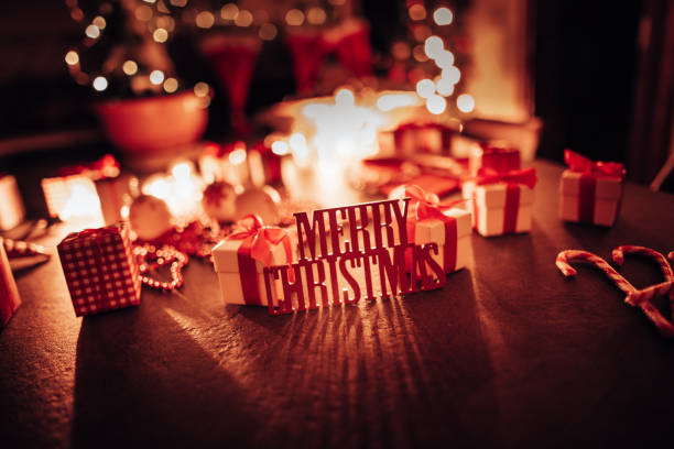 christmas celebration at home