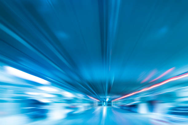 istock abstract blurred background of highway at night 1449342512
