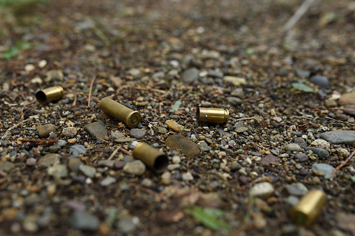 Bullet casings fired