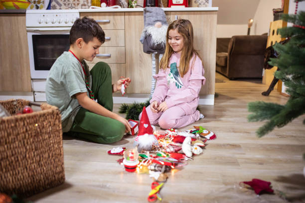 istock Christmas fun at home 1449350509