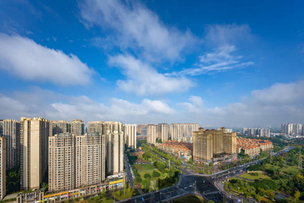 istock Chengdu Financial City on a sunny day 1449357023