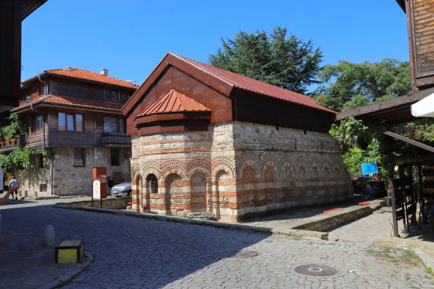 Church of Saint Paraskevi in Nessebar stock photo