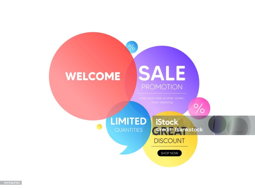 Welcome Discount Welcome Tag Wedding Invitation Offer Discount Offer Bubble Banner ...