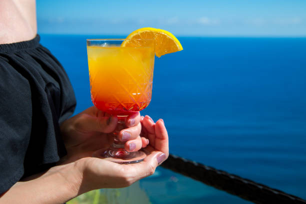 istock Drinking alcoholic beverages on vacation by the sea 1449368663