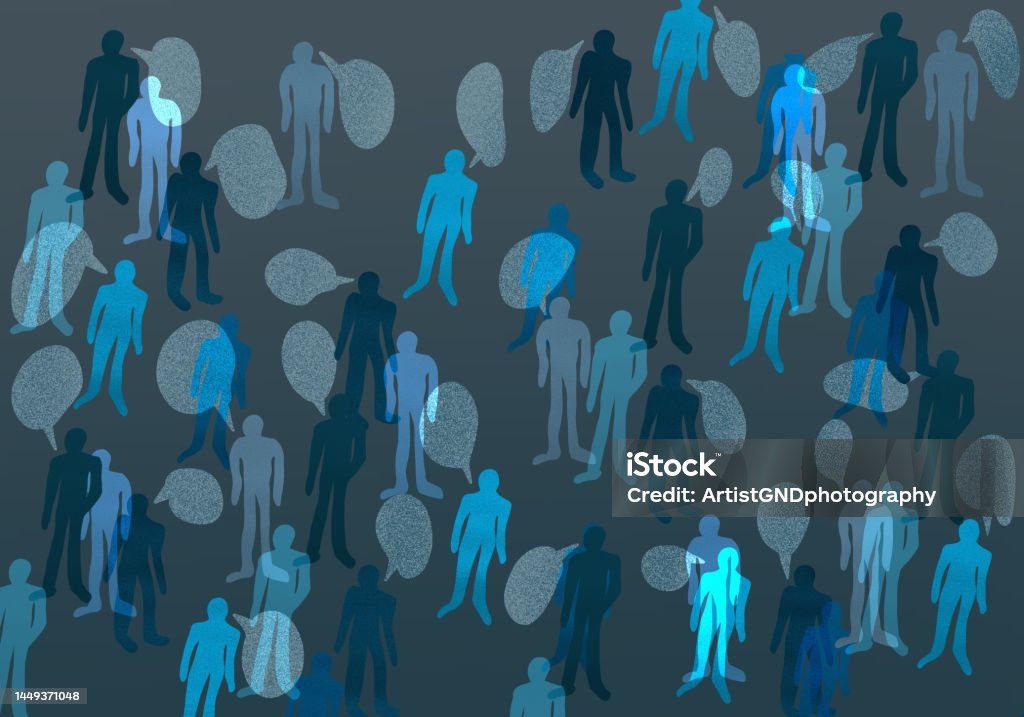 Human Communication Stock Illustration - Download Image Now - Abstract