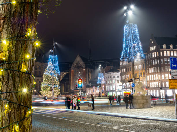 istock Christmas in Amsterdam the Netherlands 1449374526