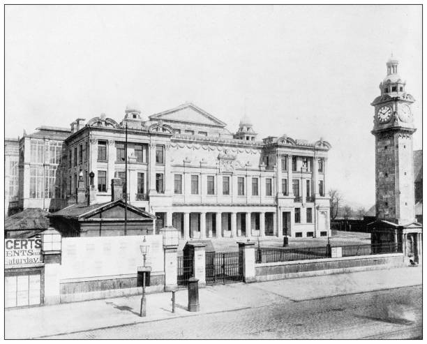 istock Antique photograph of London: People's Palace 1449391274