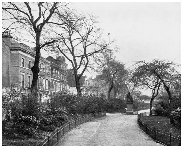 istock Antique photograph of London: Cheyne Walk 1449391321