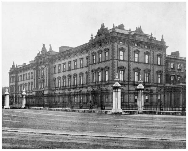 istock Antique photograph of London: Buckingham Palace 1449391676
