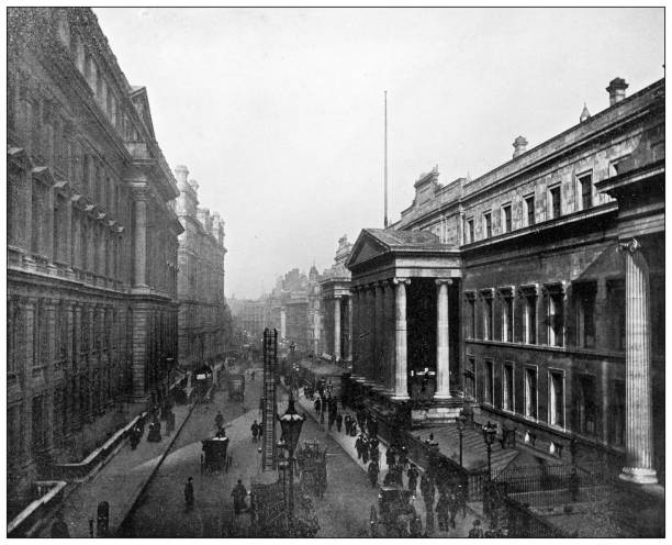 istock Antique photograph of London: Post Office 1449391944