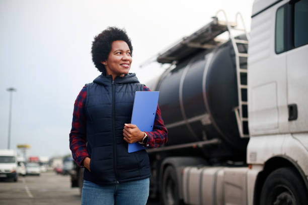 istock Fuel truck driver 1449393324