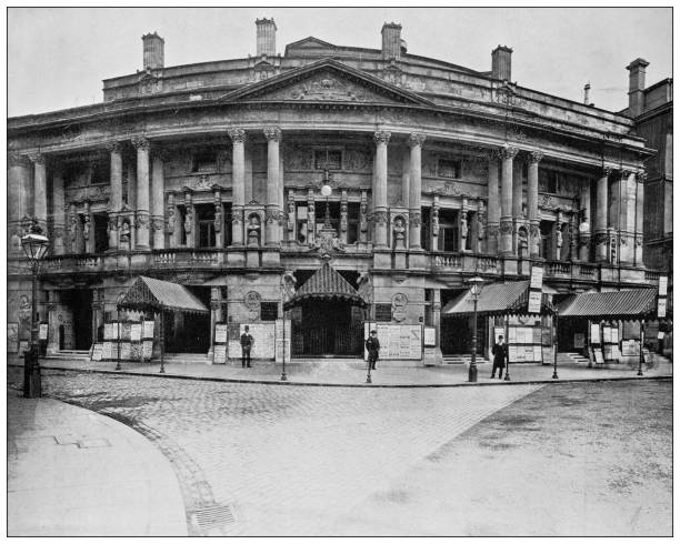 istock Antique photograph of London: Queen's Hall 1449393579