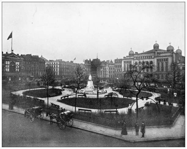 istock Antique photograph of London: Leicester Square 1449393962