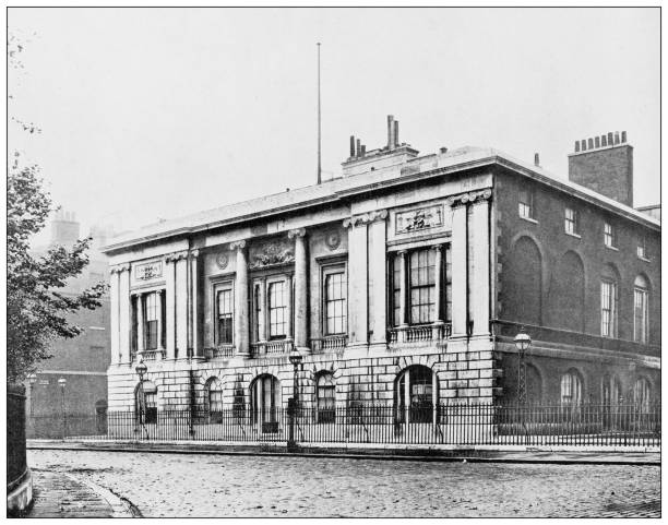 istock Antique photograph of London: Trinity House 1449394889