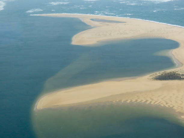 istock Arguin sandbank, aerial view in Aquitaine 1449395008