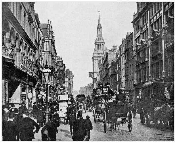 istock Antique photograph of London: Cheapside 1449395032