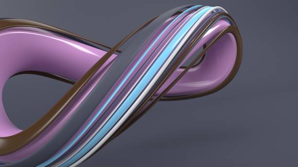 istock 3D Geometric Abstract Twist Background 1449395374