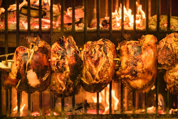 istock Roast pork on the grill 1449395429