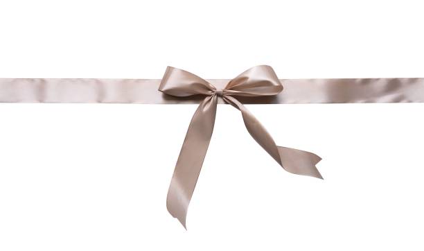 istock straight golden ribbon with cute bow for design elements and gift box decoration 1449407364