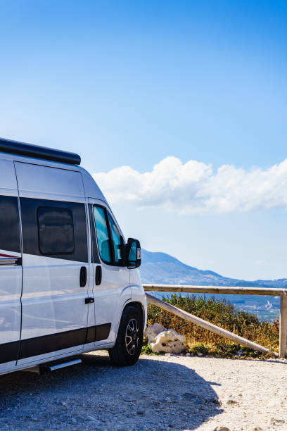 istock Camper car on Cape San Antonio, Spain 1449408751