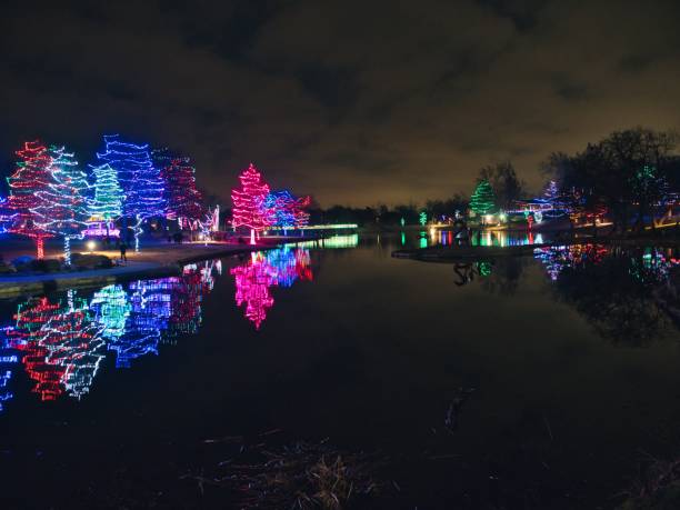 istock Waterfront Christmas Lights at Sar Ko Park 1449413349