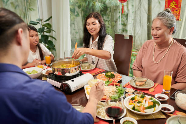 istock Family Chinese New Year Celebration 1449418834