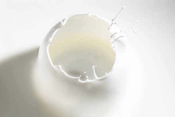 istock Abstraction with splashes of milk 1449431057