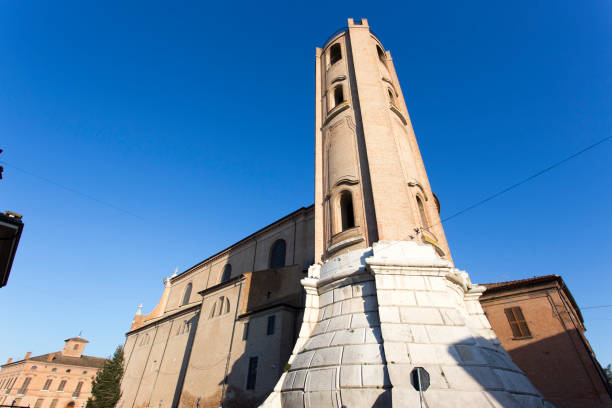 view of basilica san cassiano in comacchio - comacchio bildbanksfoton och bilder