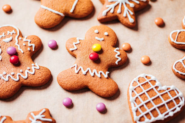 istock Gingerbread cookies made for Christmas 1449435821