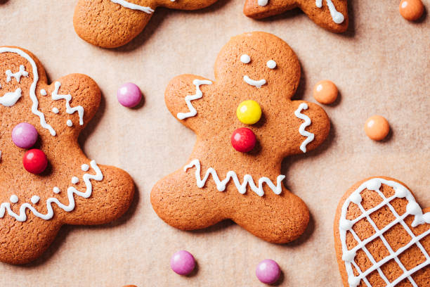 istock Gingerbread cookies made for Christmas 1449435824