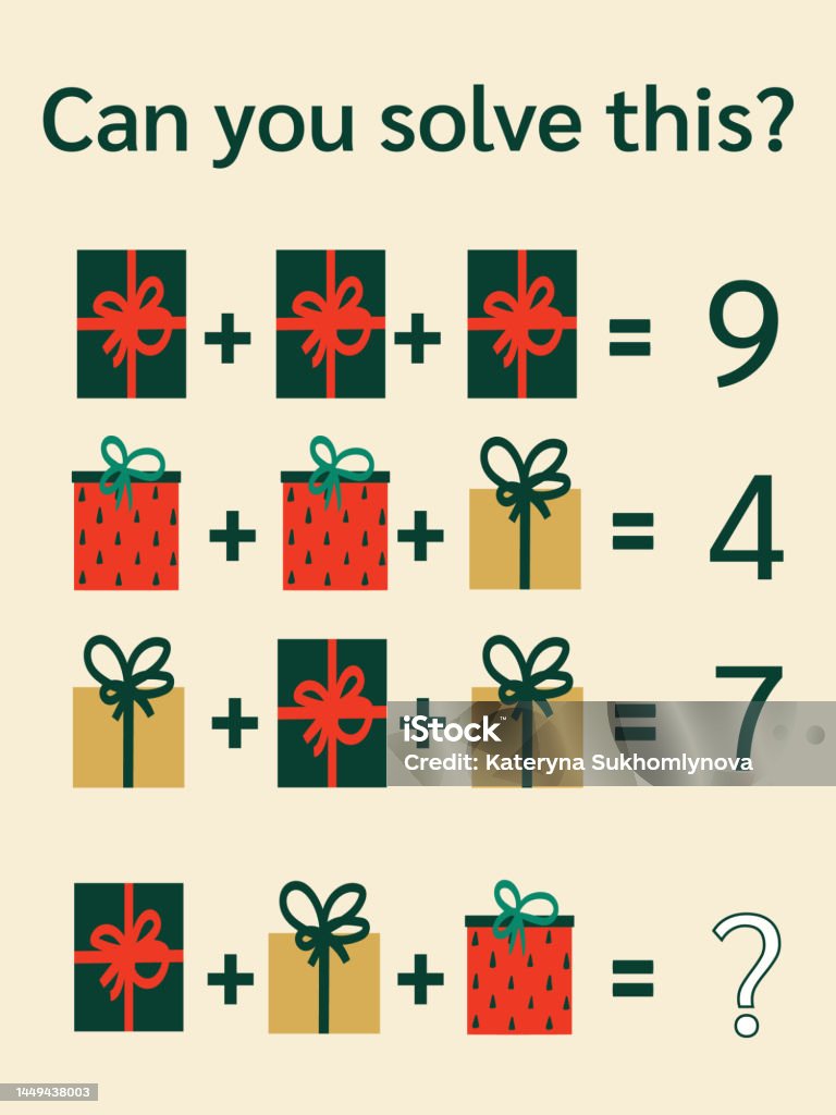 Câu Đố Toán Học Cho Trẻ Em Và Người Lớn Phương Trình Hình Ảnh Toán ...