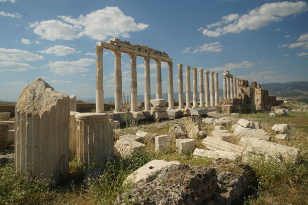 istock Columns in Laodicea on the Lycus Ancient City in Denizli, Turkiye 1449438165