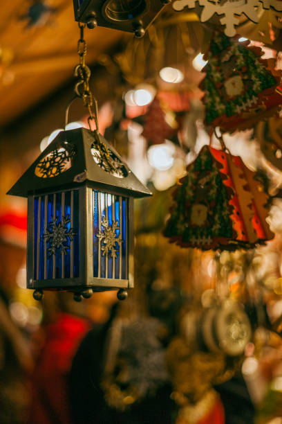 istock Christmas market hanging decoration 1449438285