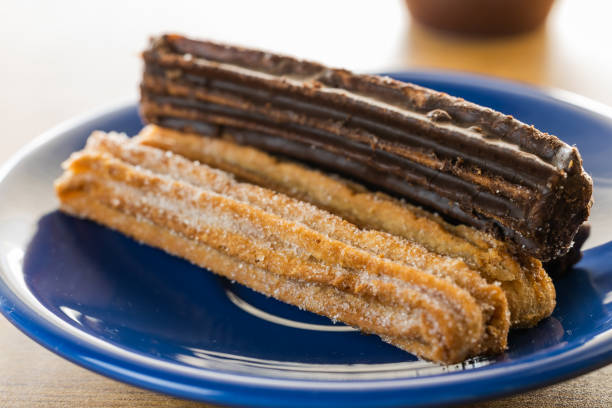 istock Typical Argentine churros with chocolate. 1449452223