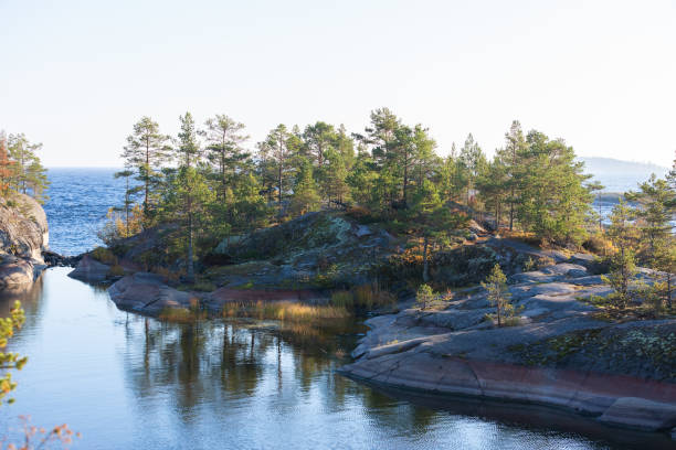 istock Ladoga skerries on the lake 1449453265
