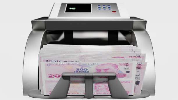 istock 200 Turkish Lira money composition. 1449454473
