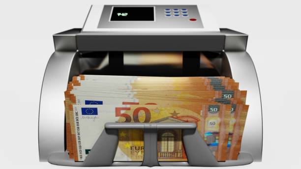 istock 50 Euro banknotes. Paper money. 1449454502