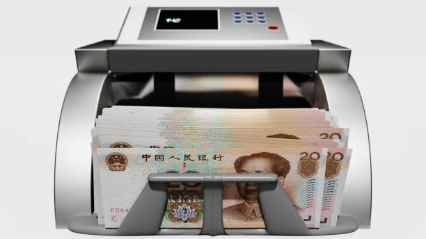 istock 20 Chinese Yuan banknotes. Paper money. 1449454506