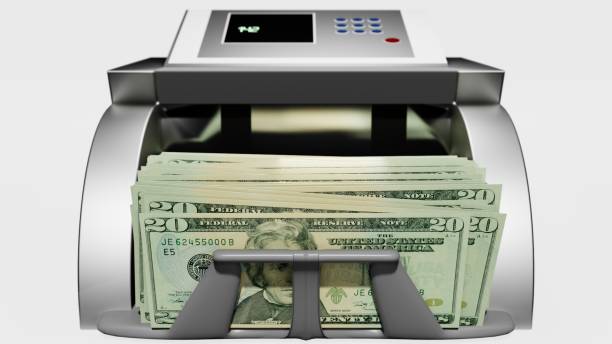 istock 20 Dollar banknotes. Paper money. 1449454510
