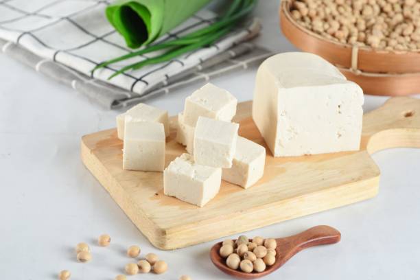 istock raw tofu or white tofu 1449459367