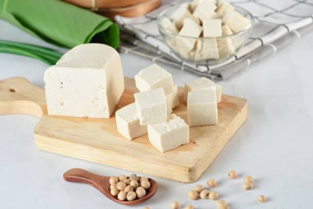 istock raw tofu or white tofu 1449459373