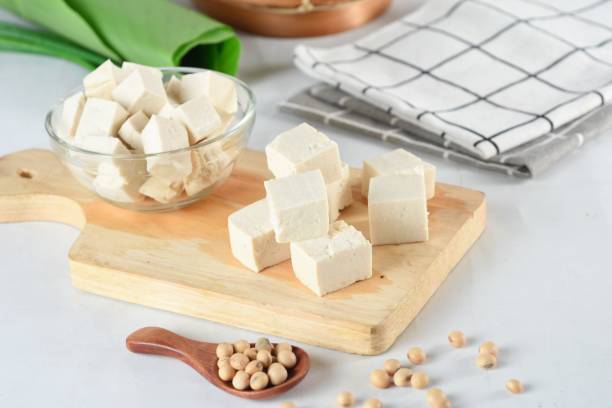 istock raw tofu or white tofu 1449459374