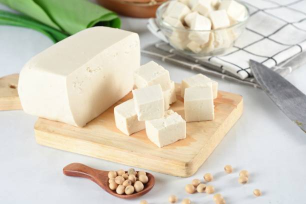 istock raw tofu or white tofu 1449459377