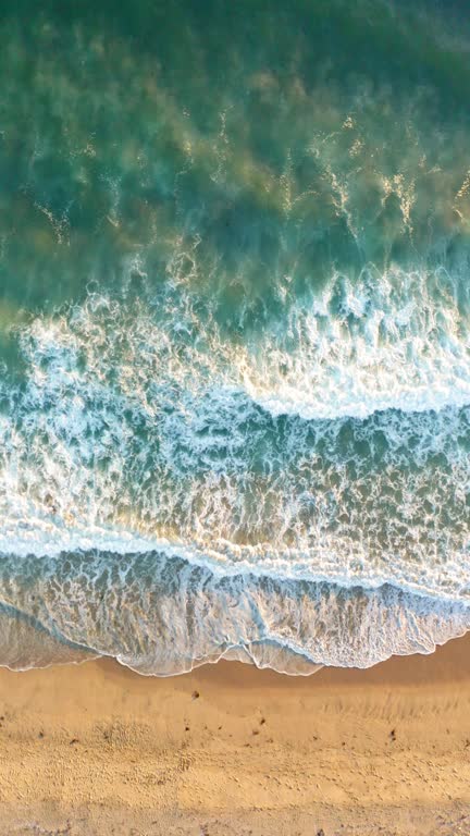 Aerial of California Coast at Bolsa Chica Beach in Orange County