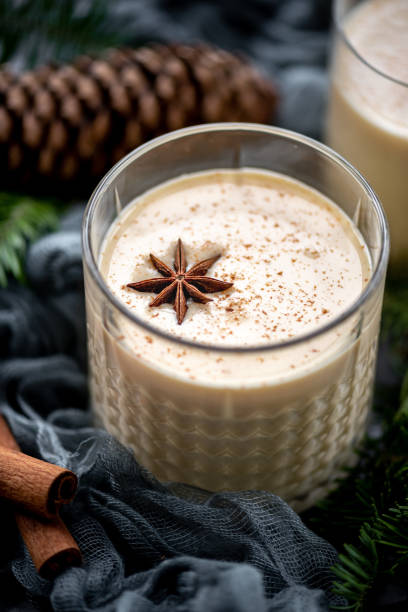 istock Eggnog and star anise with cinnamon 1449461752