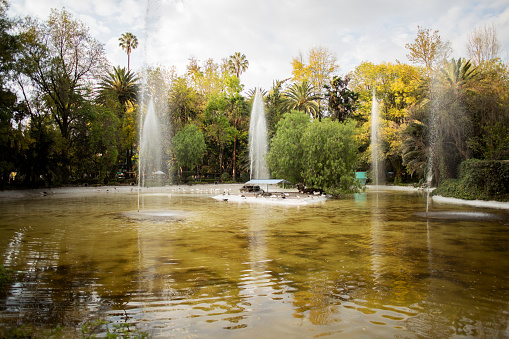 park with fountain