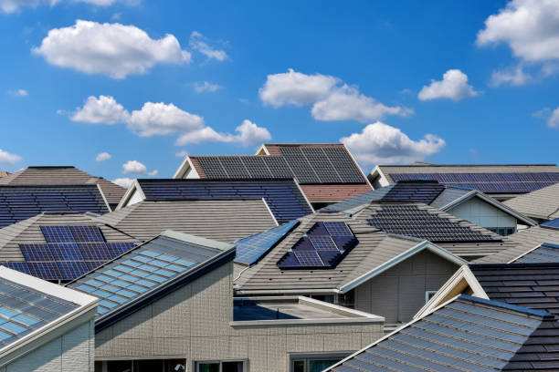 istock Various types of residential solar panels 1449491046