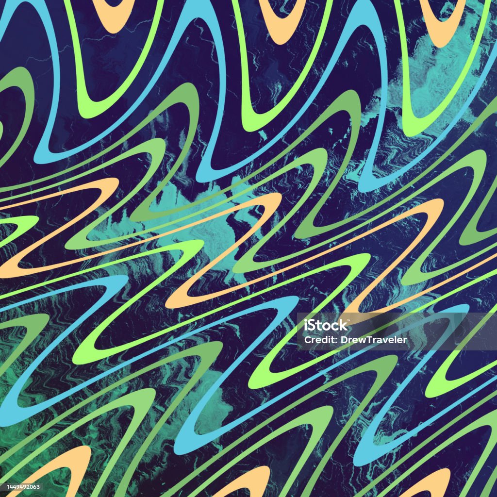 Square Wave Blue Blue Green Wave Square Waveform Pattern Waves Lines Wavelength ...