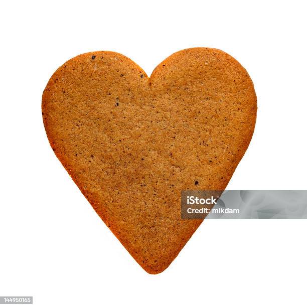 Foto de Coração De Gingerbread e mais fotos de stock de Biscoito de Gengibre - Biscoito de Gengibre, Símbolo do Coração, Biscoito