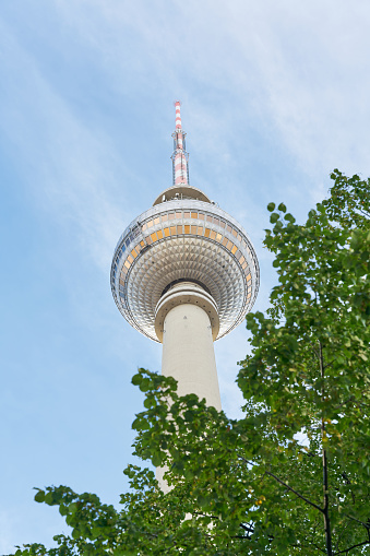 The television tower, the landmark of the German capital Berlin